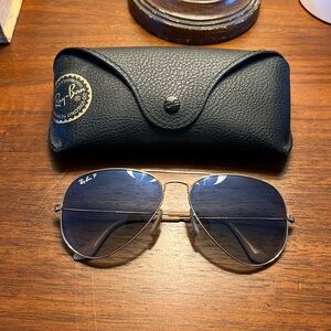 Ray-ban aviators, large, polarized